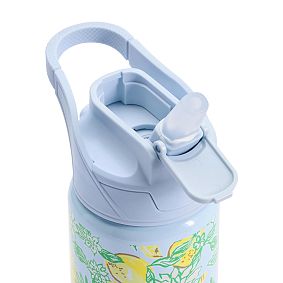 Colby Lilly Pulitzer Make Lemonade Flip Straw Water Bottle