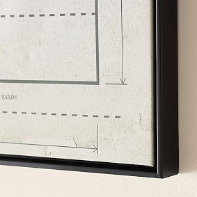 Lacrosse Vintage Framed Sports Art