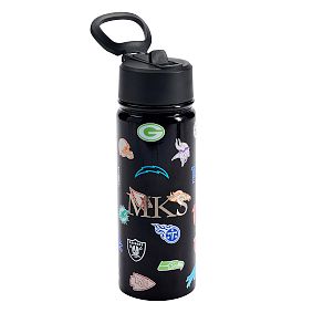 NFL Flip Straw Water Bottle
