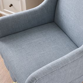 Scalloped Fringe Swivel Desk Chair