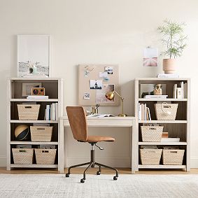 Costa Writing Desk &amp; Bookcase Set (100")