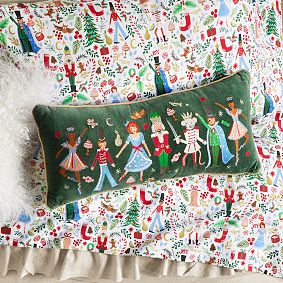 Rifle Paper Co. Nutcracker Lumbar Pillow