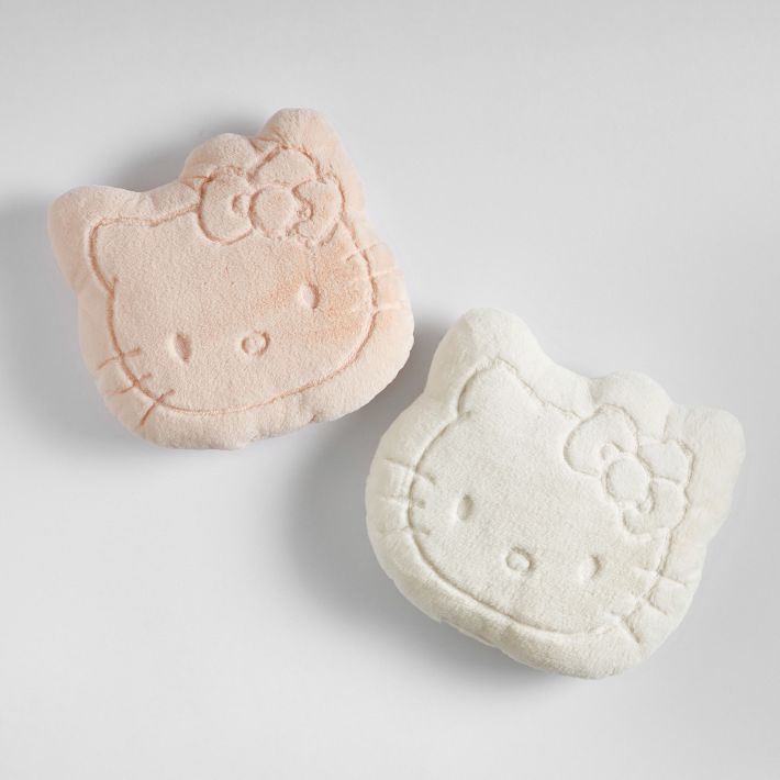 Hello Kitty® Magical Faux Fur Pillow | Pottery Barn Teen