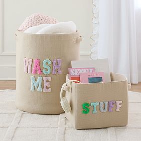 Stoney Clover Lane Canvas Utility Bin (12"x10")