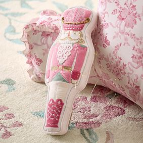 LoveShackFancy Nutcracker Shaped Pillow