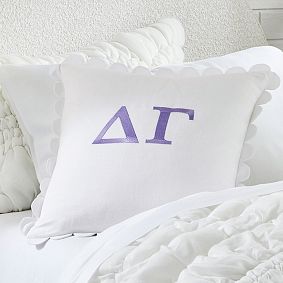 Sorority Scallop Pillow Cover