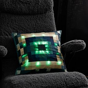 Minecraft&#8482; The End&#8482; Light-Up Portal Pillow Cover