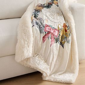 Harry Potter™ Holiday Wreath Heirloom Throw