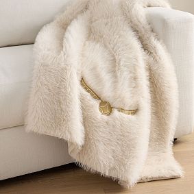 Harry Potter&#8482; Magical Golden Snitch&#8482; Faux Fur Throw