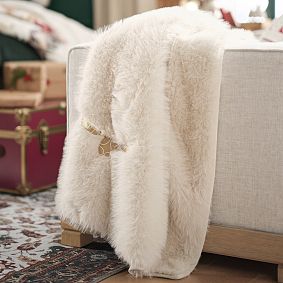 Harry Potter&#8482; Magical Golden Snitch&#8482; Faux Fur Throw