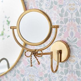 Forget-Me-Knot Bow Vanity Wall Mirror (10"x14")