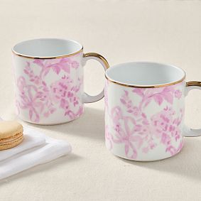 LoveShackFancy Porcelain Mugs - Set of 2