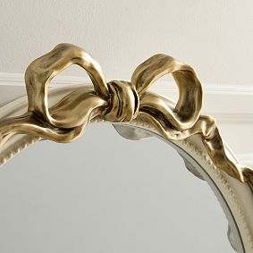 LoveShackFancy Bow Oversized Floor Mirror (29.5"x65")