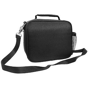 Gear-Up Color Block Black/White Cold Pack Lunch Box