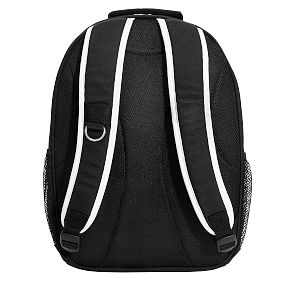 Gear-Up Color Block Black/White Backpack