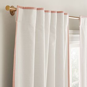 Evelyn Linen Piped Blackout Panel