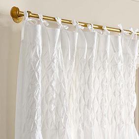 Smocked Top Light-Filtering Curtain