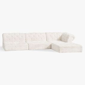 Cushy Roll Arm Super Sectional Set