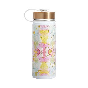 Dreamscape Gold Metallic Slim Water Bottle