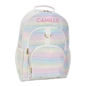 Gear-Up Metallic Ombre Stripes Backpack