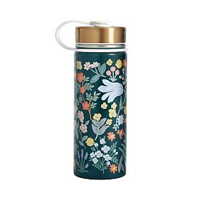 Rifle Paper Co. Bramble Fields Evergreen Slim Water Bottle