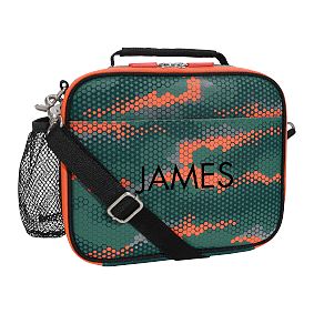 Gear-Up Reflective Hexagon Camo Cold Pack Lunch Box