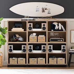 Kearny Wall Cubby Bookcase (73.5")