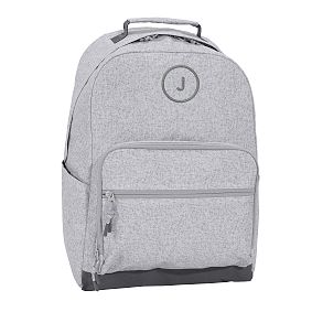 Gear-Up Heathered Gray Backpack, Large