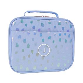 Gear-Up Iridescent Blue Brushstroke Cold Pack Lunch Box
