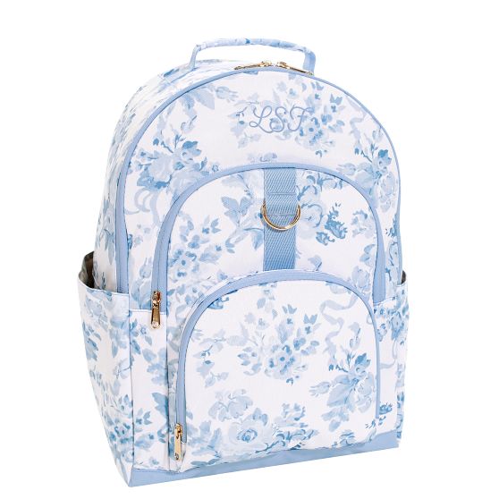 Gear-Up LoveShackFancy Blue Damask Backpack