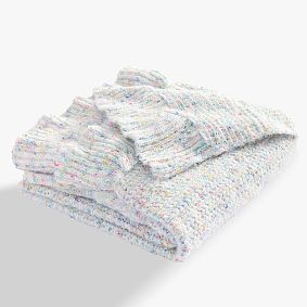 Speckle Ruffle Throw