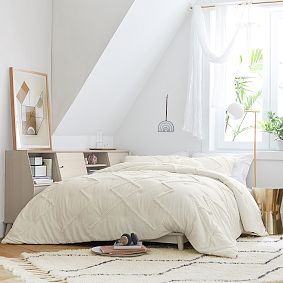 Open Box:  Ashlyn Tufted Organic Duvet Cover &amp; Sham