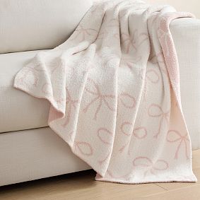 Cozy Bow Reversible Throw