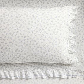 Organic Willow Floral Sheet Set