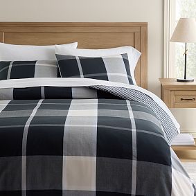 Preston Plaid Reversible Duvet Cover
