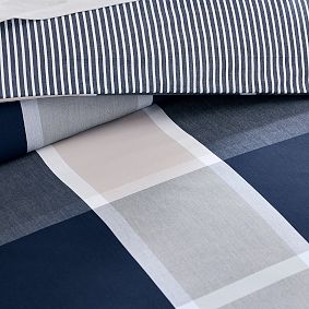 Preston Plaid Reversible Duvet Cover