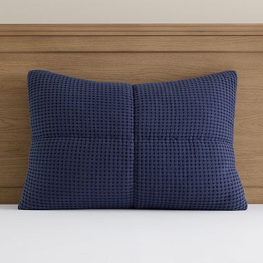 Waffle Jersey Back Standard Sham