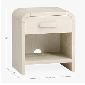 Clio Rounded Nightstand (20")