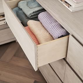 Costa 6-Drawer Wide Dresser (56w x 19d")