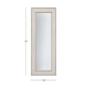 Linen Pinboard Framed Floor Mirror (20"x54")