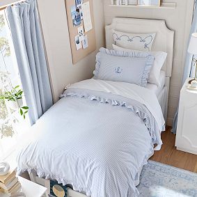 Ruffle Stripe Duvet Cover