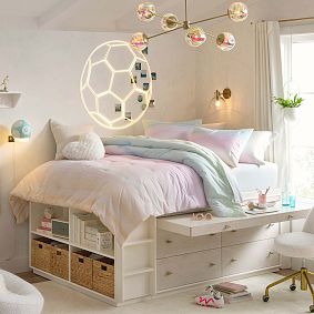 Watercolor Rainbow Ombre Comforter