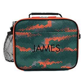 Gear-Up Reflective Hexagon Camo Cold Pack Lunch Box