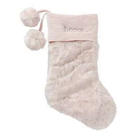 Leopard Faux-Fur Stockings