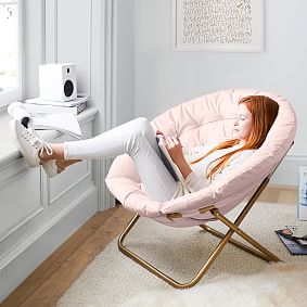 Canvas Blush Hang-A-Round Chair