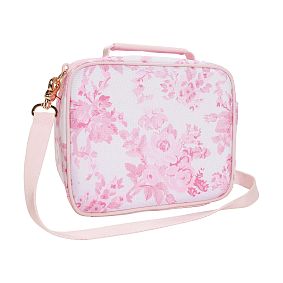 Gear-Up LoveShackFancy Pink Damask Cold Pack Lunch Box