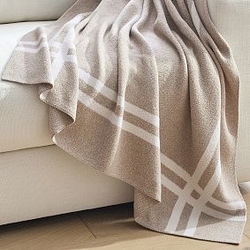 Blake Border Knit Throw