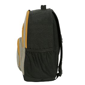 Gear-Up Reflective Grid Green Backpack &amp; Cold Pack Lunch Box Bundle