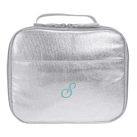 Colby Metallic Silver Cold Pack Lunch Box