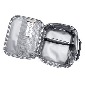 Heathered Gray Cold Pack Lunch Box